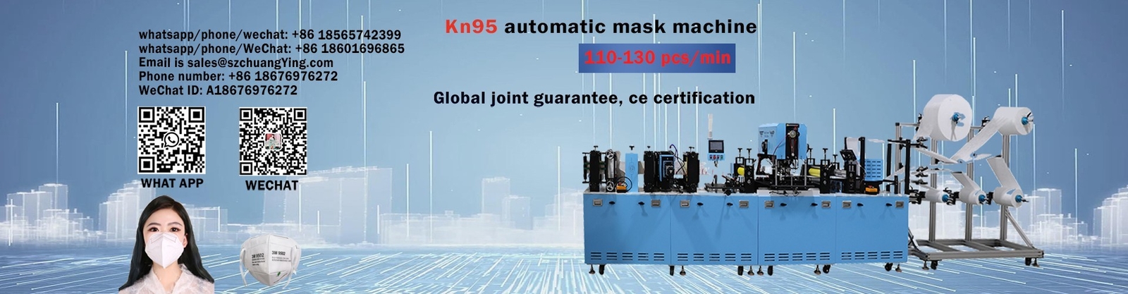 kwaliteit KN95 gezichtsmasker die Machine maken fabriek