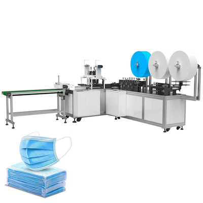 Surgical 3ply Disposable Mask Making Machine High Speed PLC Control